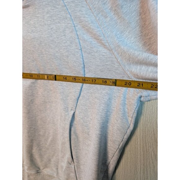 Lululemon Scuba Pullover Hoodie Sweatshirt Comfy Gray Size 8 Athleisure Yoga - Picture 5 of 6